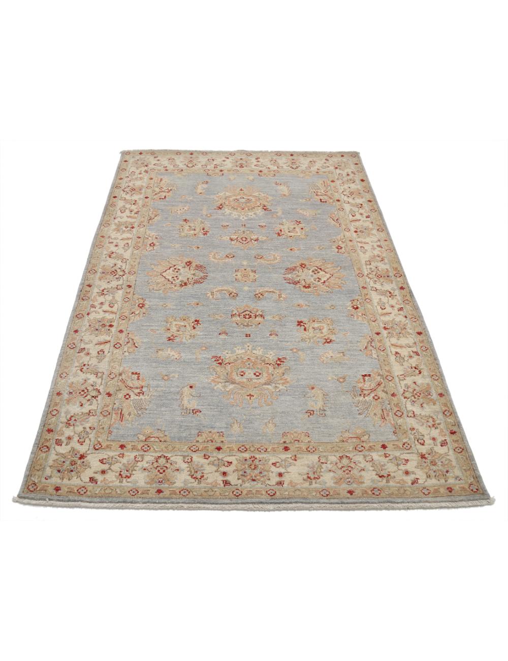 Hand Knotted Ziegler Farhan Wool Rug - 3'11'' x 5'9'' Arteverk Arteverk Rugs