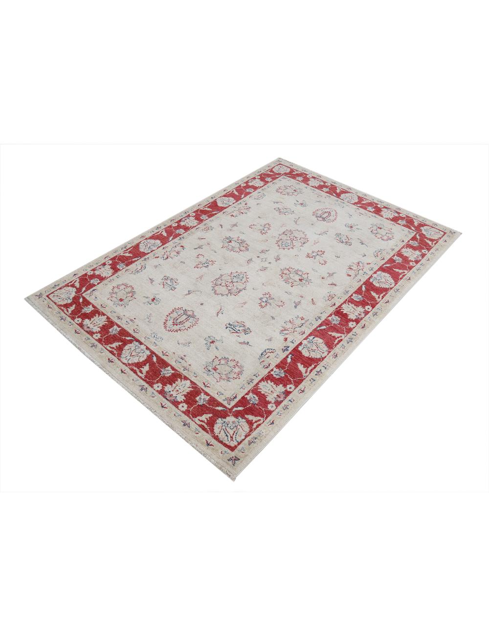 Hand Knotted Ziegler Farhan Wool Rug - 3'11'' x 5'9'' Arteverk Arteverk Rugs