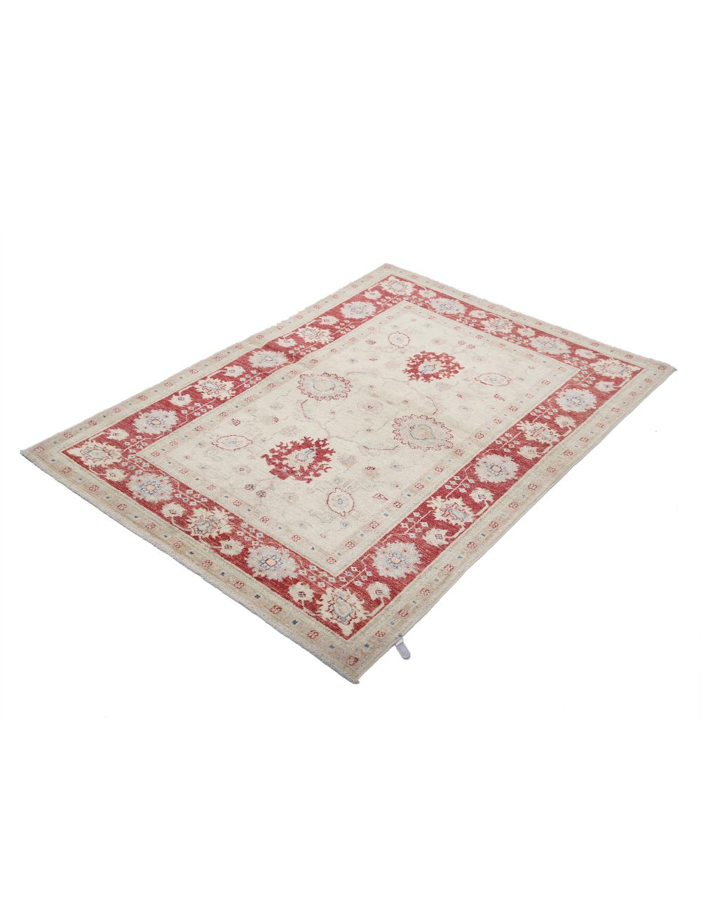 Hand Knotted Ziegler Farhan Wool Rug - 3'10'' x 5'2''