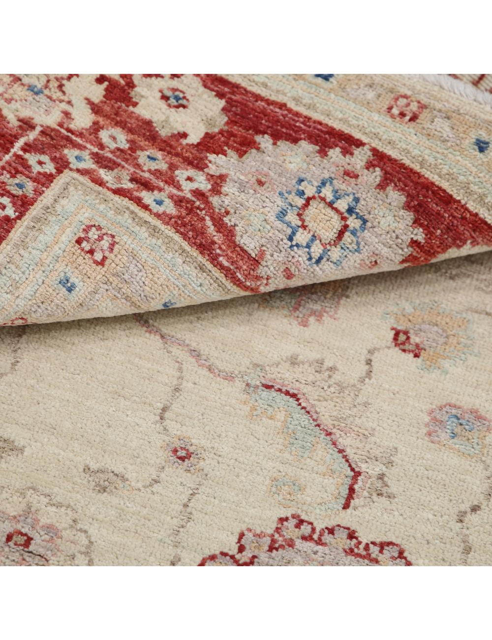 Hand Knotted Ziegler Farhan Wool Rug - 3'10'' x 5'2'' Arteverk Arteverk Rugs