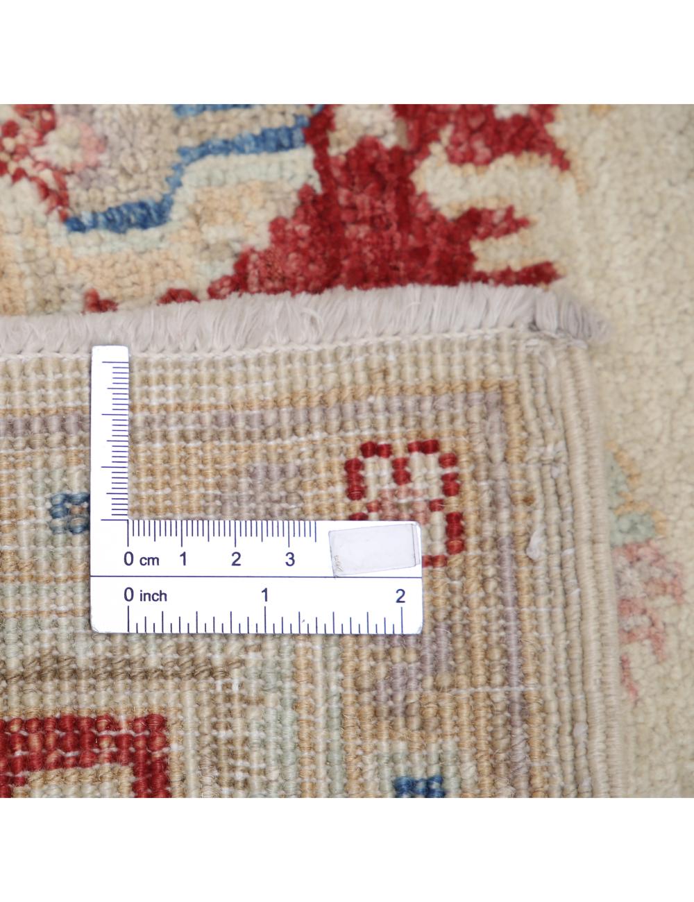 Hand Knotted Ziegler Farhan Wool Rug - 3'10'' x 5'2'' Arteverk Arteverk Rugs