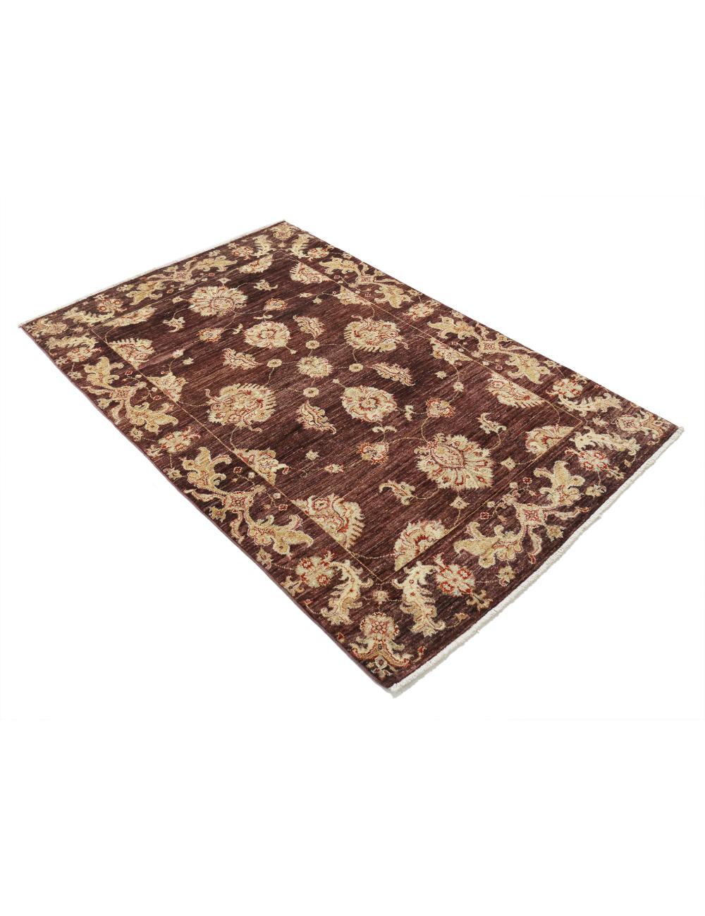Hand Knotted Ziegler Farhan Wool Rug - 3'9'' x 5'10''