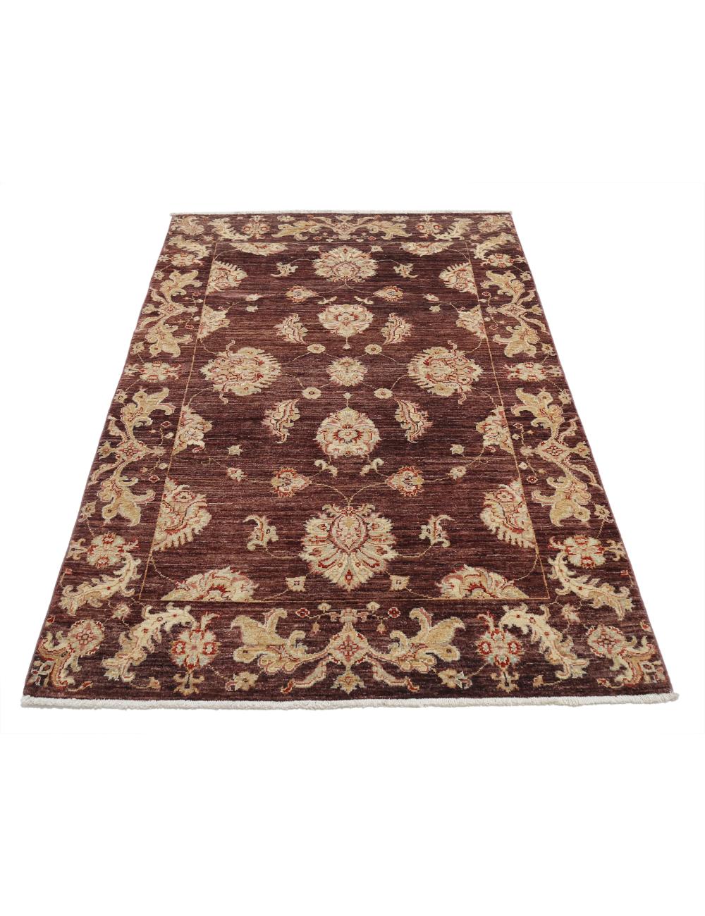 Hand Knotted Ziegler Farhan Wool Rug - 3'9'' x 5'10'' Arteverk Arteverk Rugs