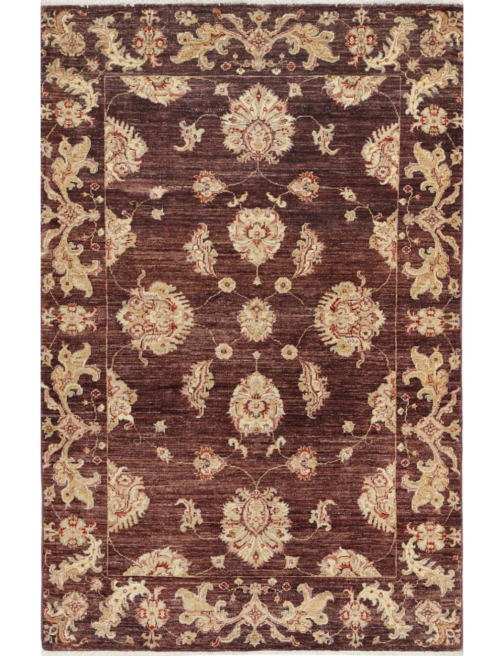 Hand Knotted Ziegler Farhan Wool Rug - 3'9'' x 5'10''