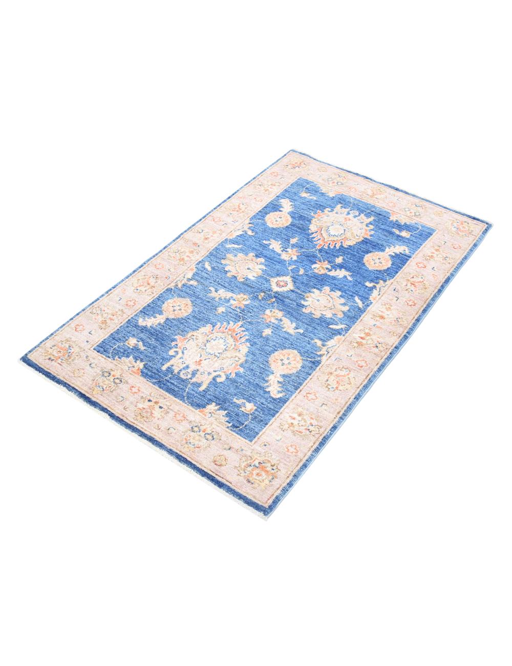 Hand Knotted Ziegler Farhan Wool Rug - 2'7'' x 4'0'' Arteverk Arteverk Rugs
