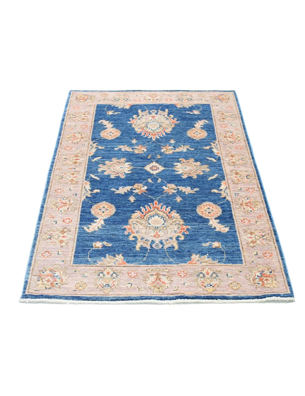 Hand Knotted Ziegler Farhan Wool Rug - 2'7'' x 4'0'' Arteverk Arteverk Rugs