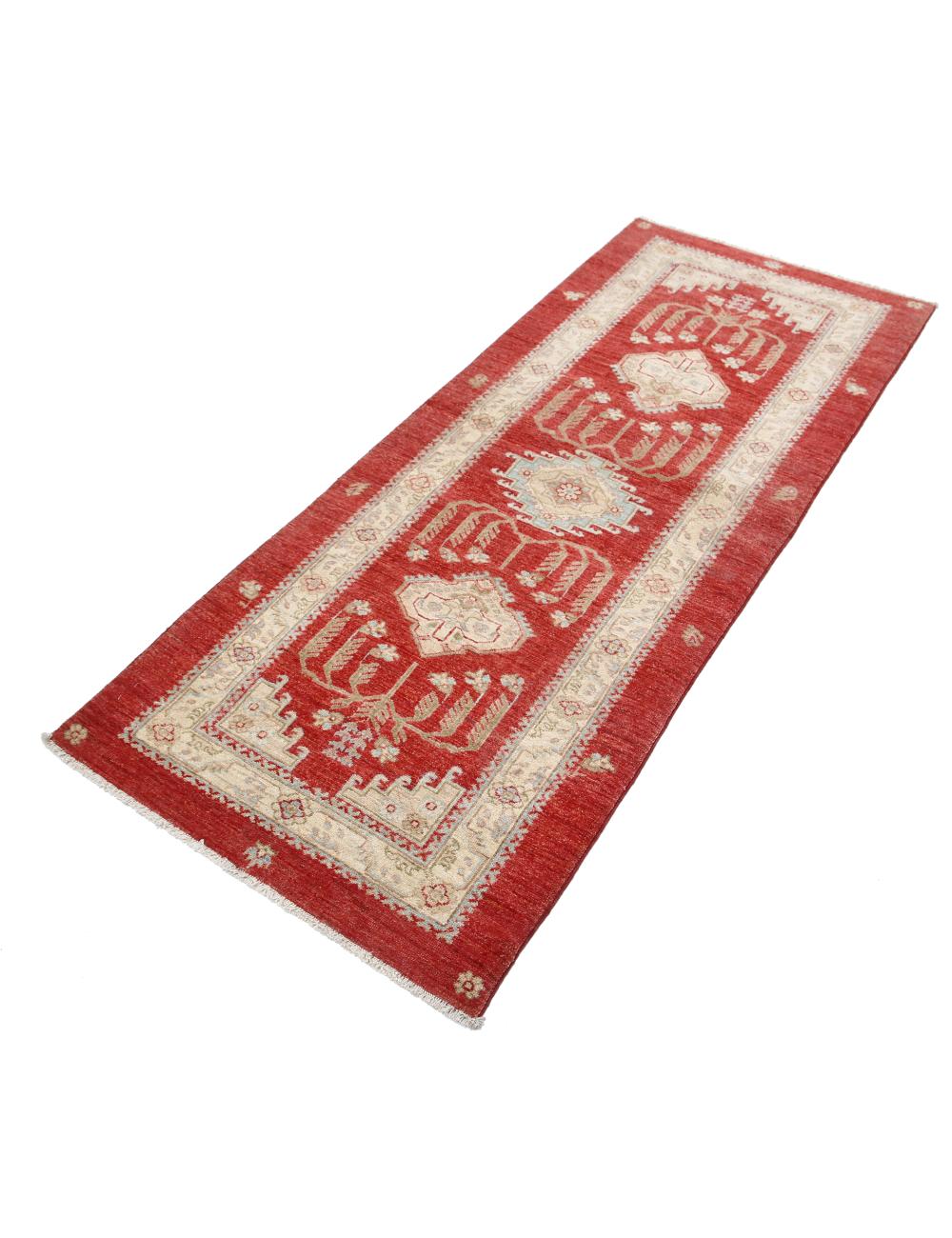 Hand Knotted Ziegler Farhan Wool Rug - 2'8'' x 6'6'' Arteverk Arteverk Rugs