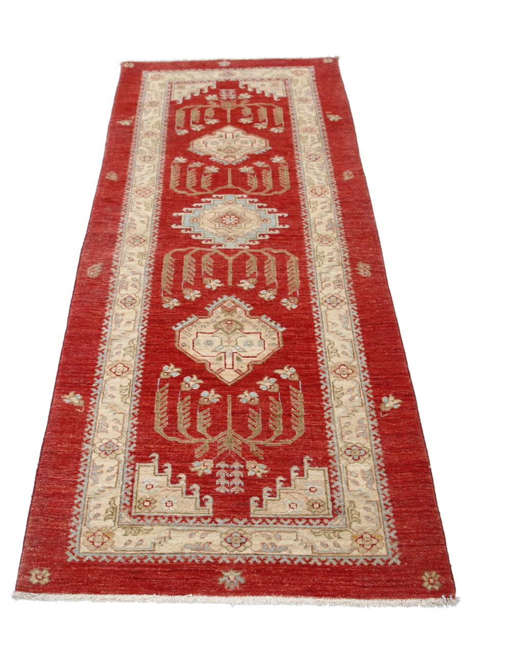 Hand Knotted Ziegler Farhan Wool Rug - 2'8'' x 6'6'' Arteverk Arteverk Rugs