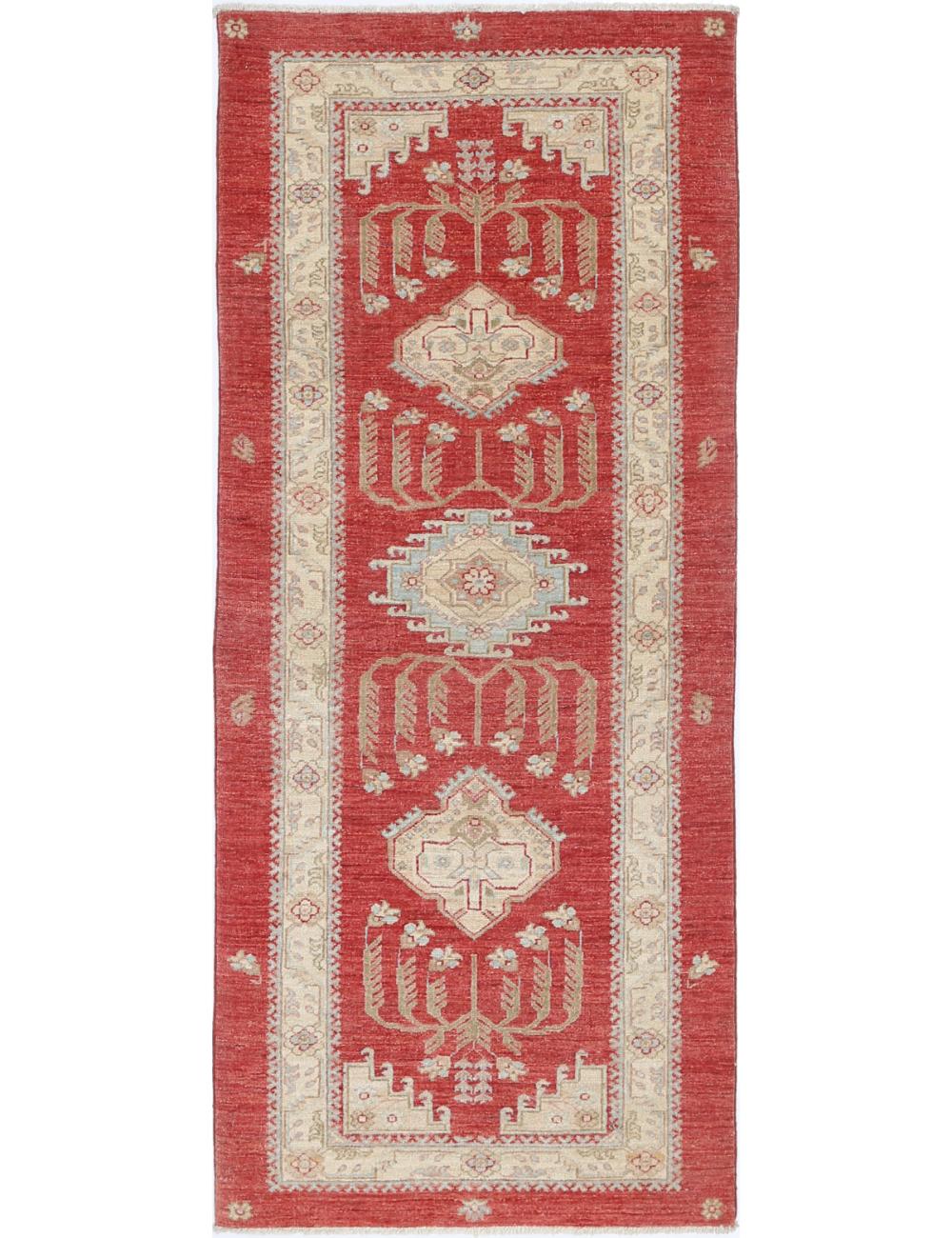 Hand Knotted Ziegler Farhan Wool Rug - 2'8'' x 6'6''