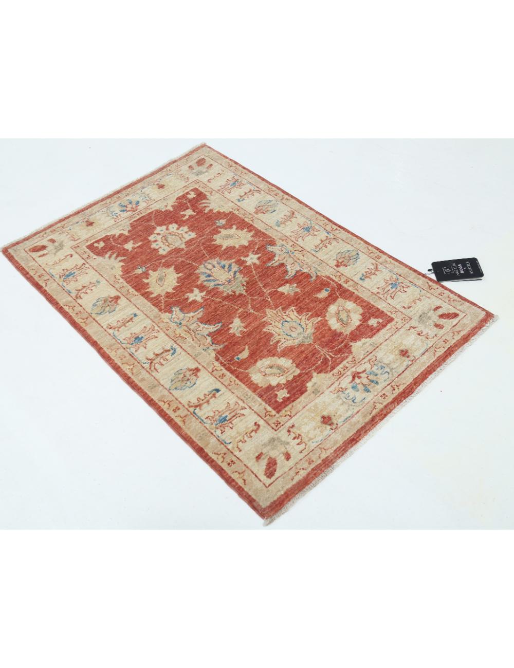 Hand Knotted Ziegler Farhan Wool Rug - 2'7'' x 3'9''