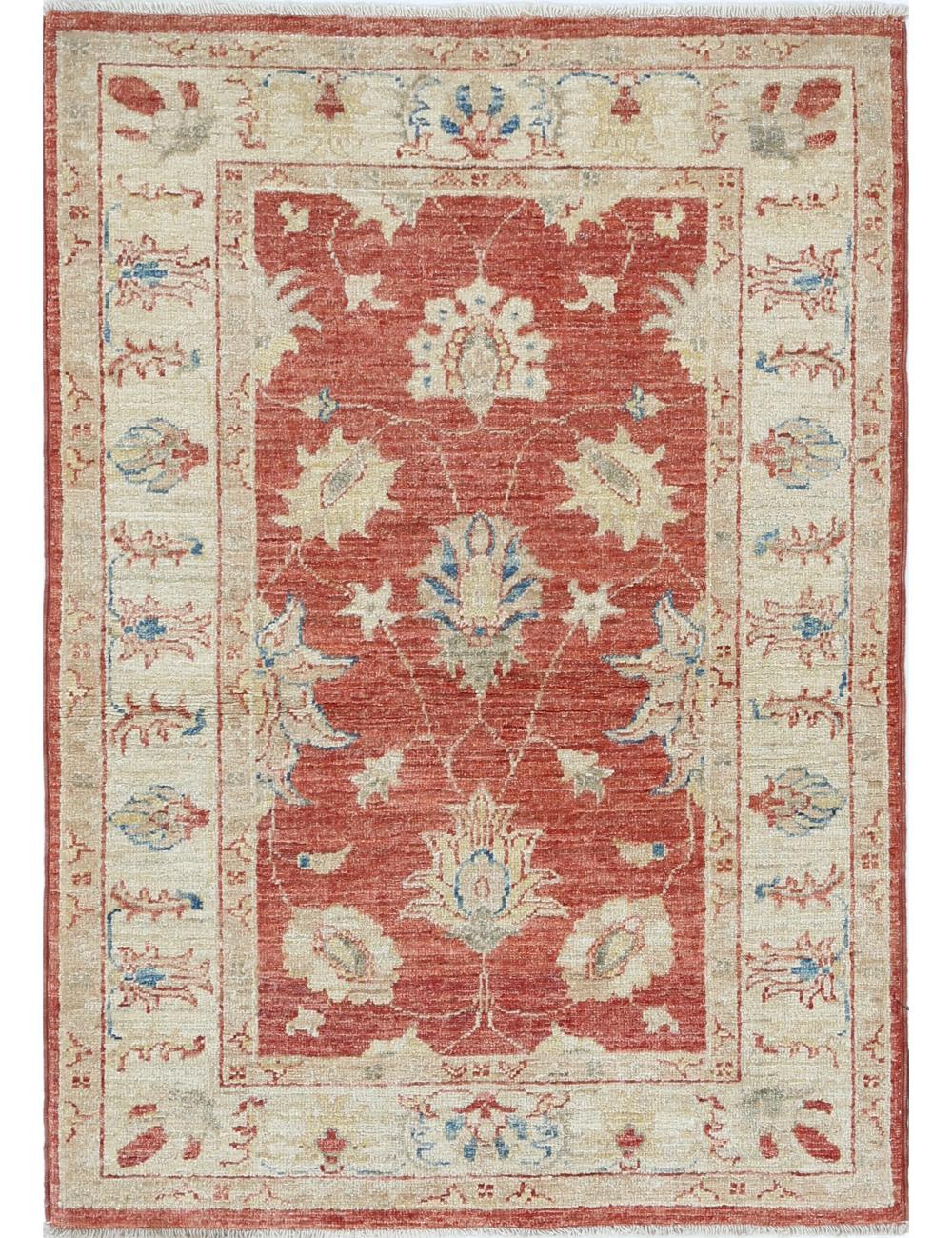Hand Knotted Ziegler Farhan Wool Rug - 2'7'' x 3'9''