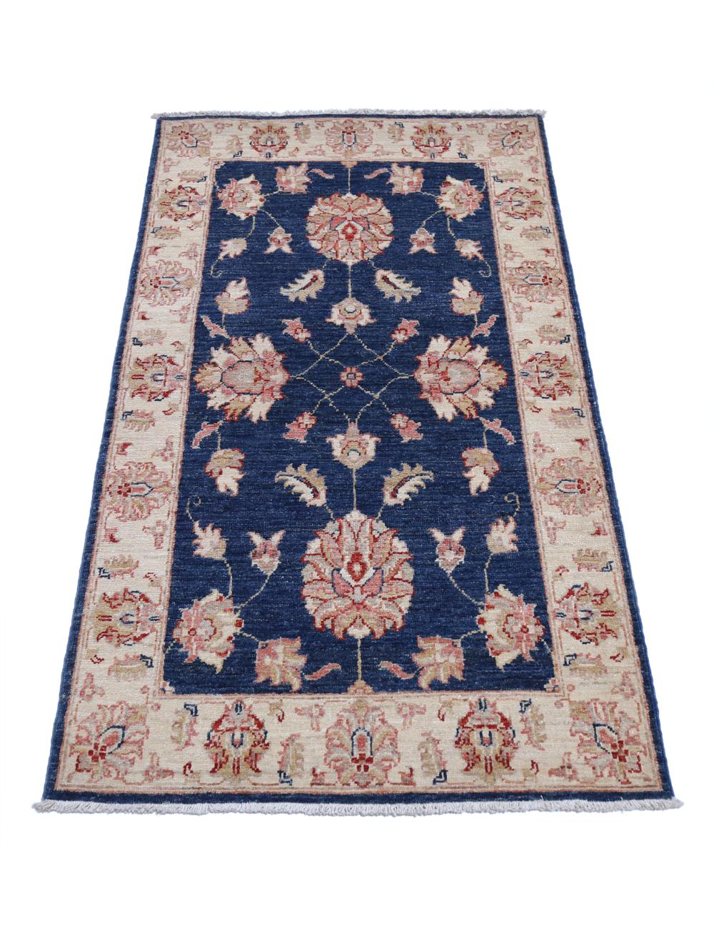 Hand Knotted Ziegler Farhan Wool Rug - 2'7'' x 4'4'' Arteverk Arteverk Rugs
