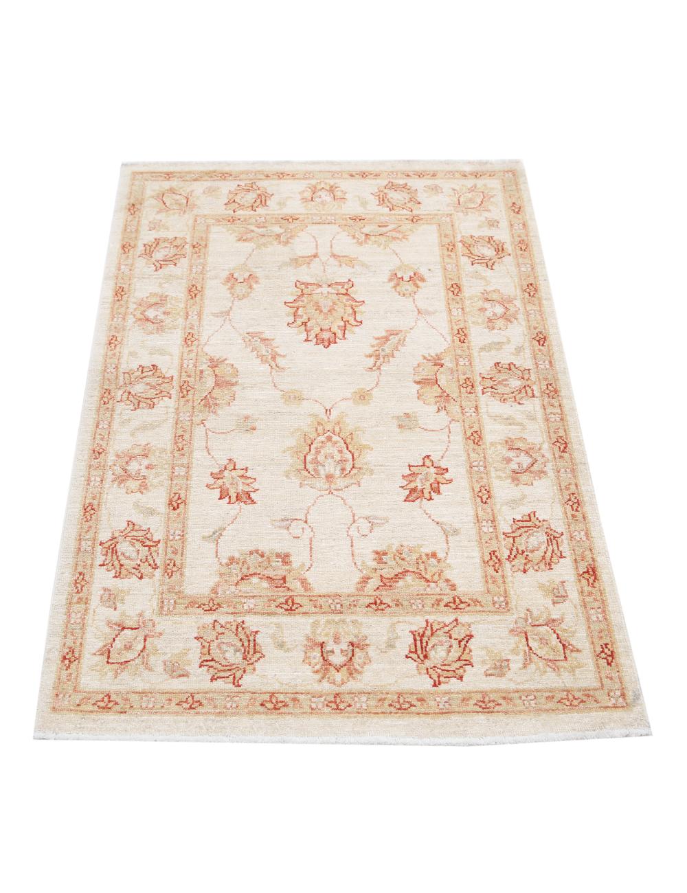Hand Knotted Ziegler Farhan Wool Rug - 2'8'' x 3'10'' Arteverk Arteverk Rugs