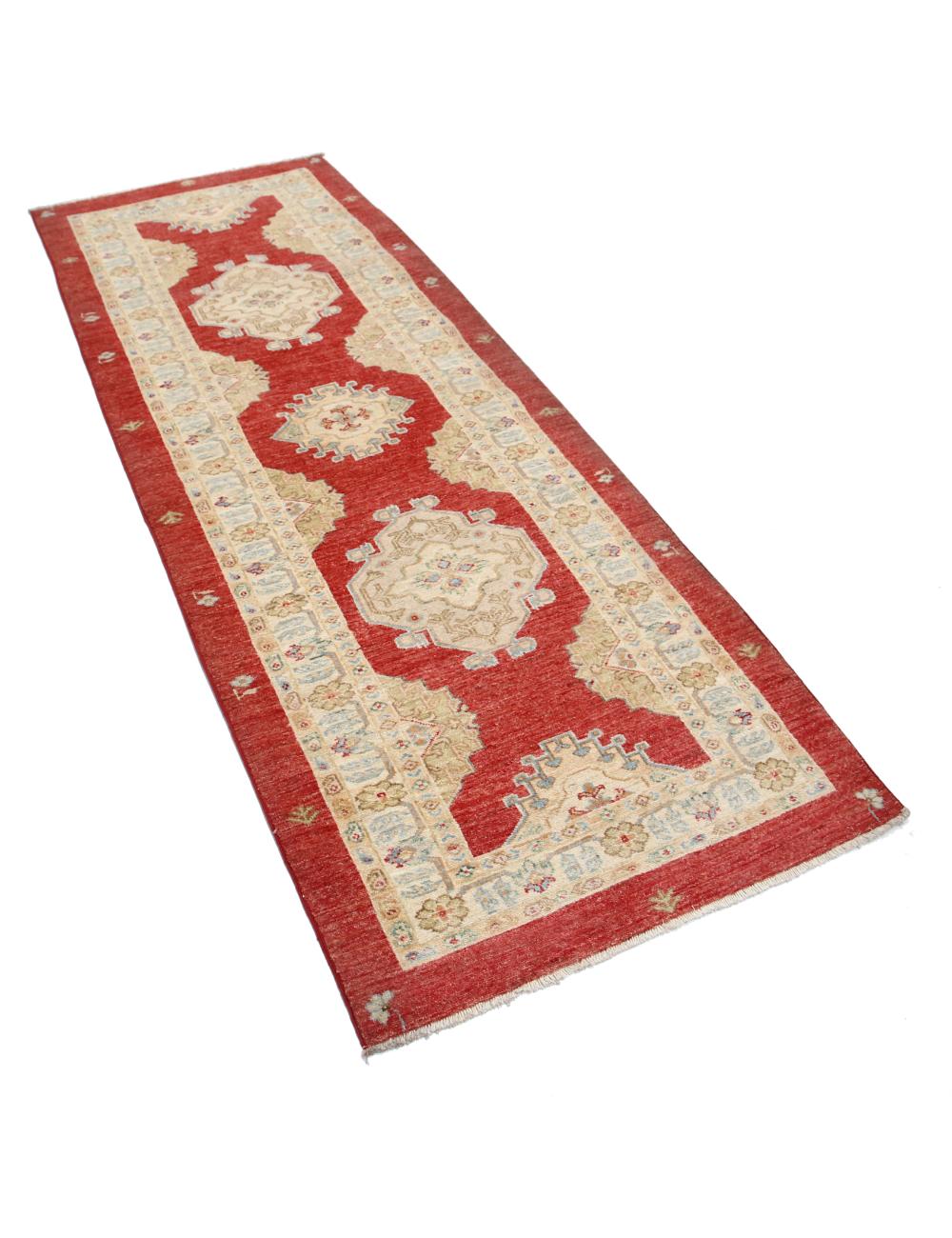 Hand Knotted Ziegler Farhan Wool Rug - 2'11'' x 7'9'' Arteverk Arteverk Rugs