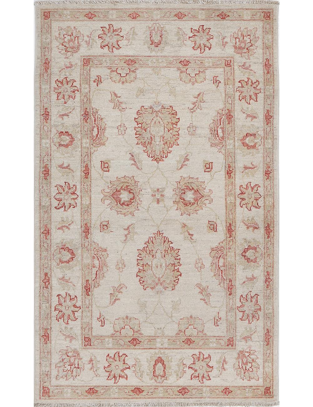 Hand Knotted Ziegler Farhan Wool Rug - 2&#39;7&#39;&#39; x 4&#39;3&#39;&#39;