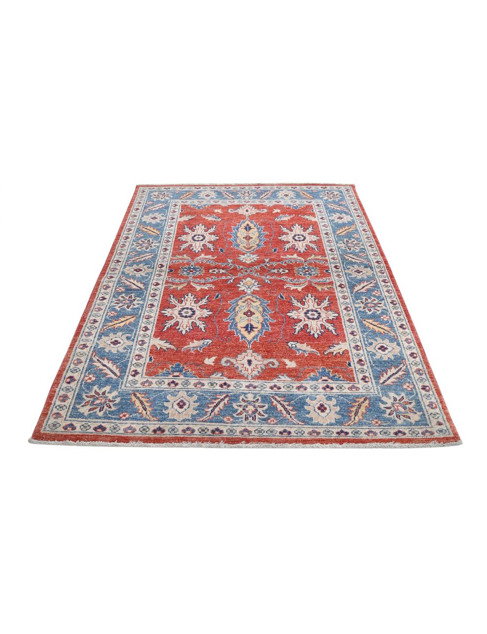 Hand Knotted Ziegler Farhan Wool Rug - 3'4'' x 5'0'' Arteverk Arteverk Rugs