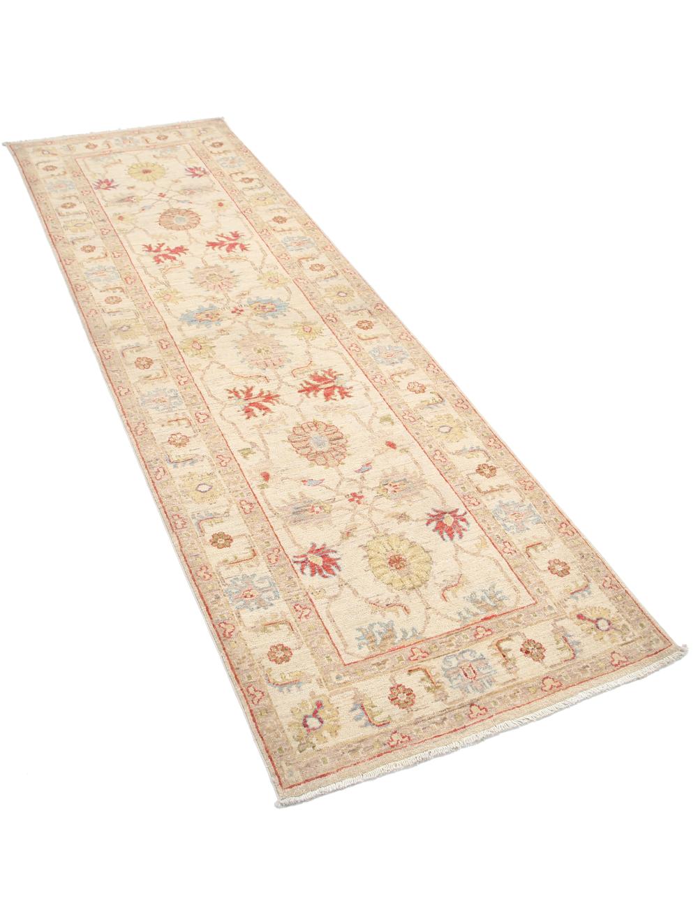 Hand Knotted Ziegler Farhan Wool Rug - 2'7'' x 8'2''