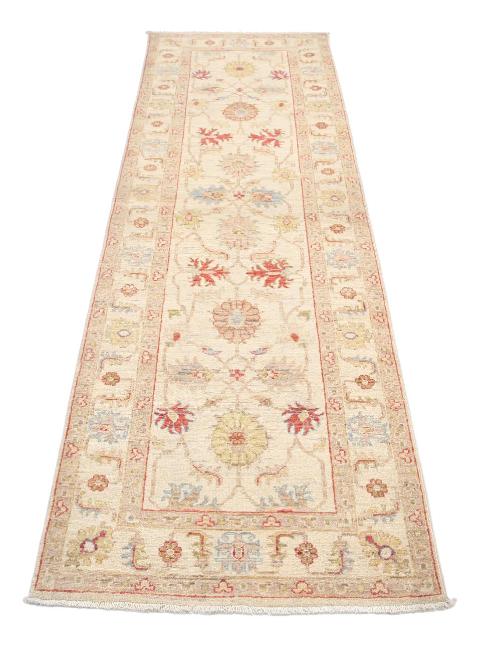 Hand Knotted Ziegler Farhan Wool Rug - 2'7'' x 8'2'' Arteverk Arteverk Rugs