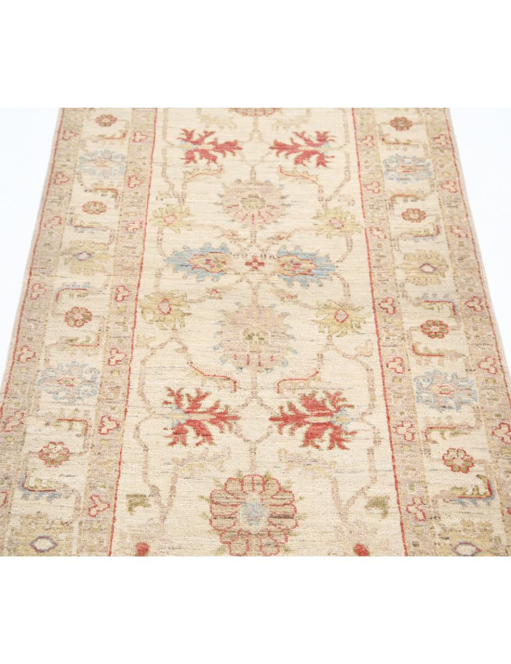 Hand Knotted Ziegler Farhan Wool Rug - 2'7'' x 8'2'' Arteverk Arteverk Rugs