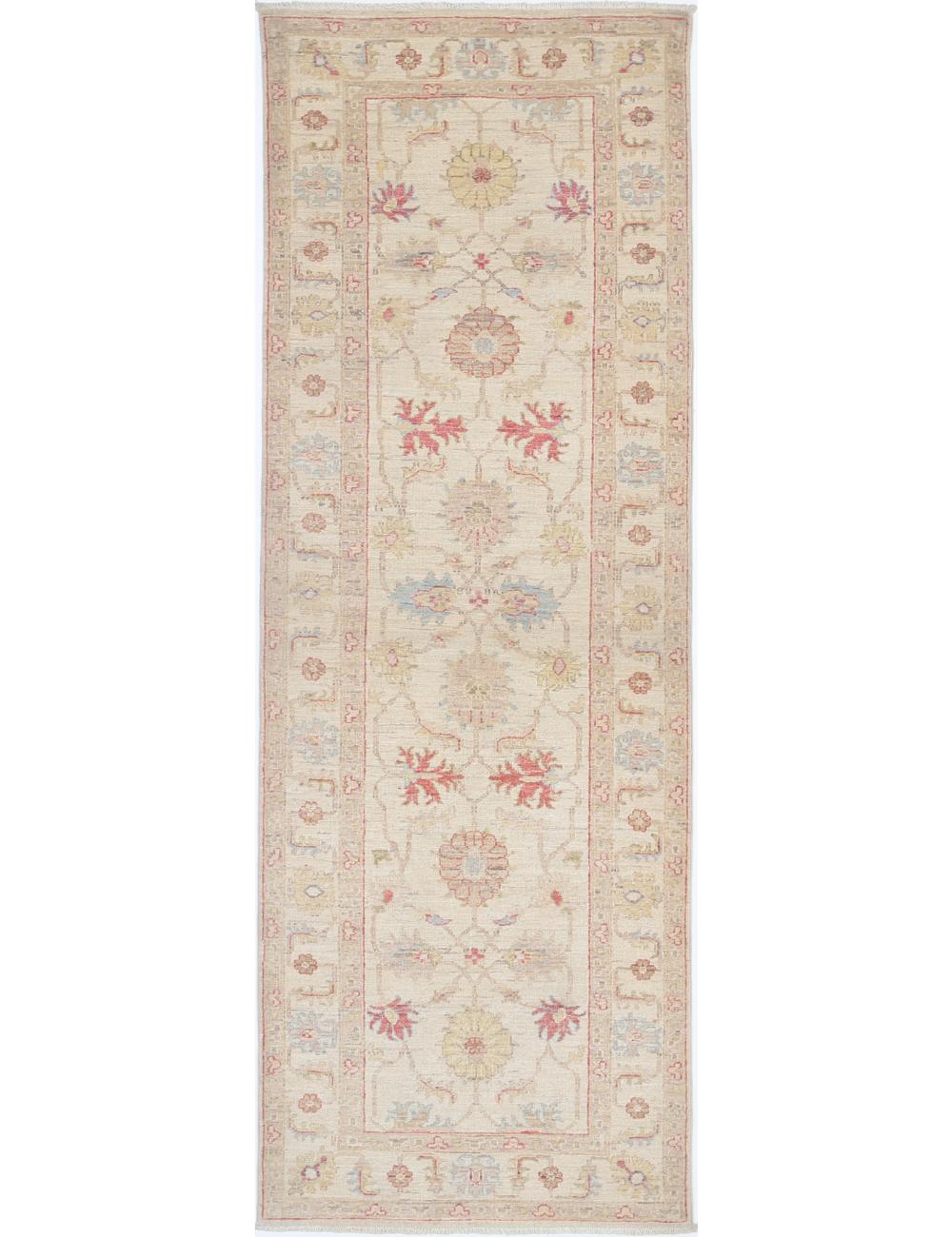 Hand Knotted Ziegler Farhan Wool Rug - 2'7'' x 8'2''