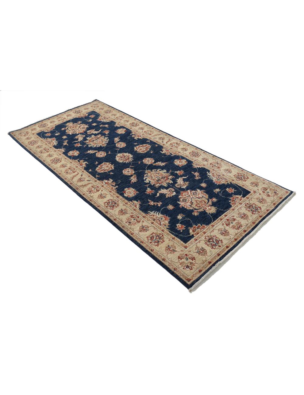 Hand Knotted Ziegler Farhan Wool Rug - 3'2'' x 6'11'' Arteverk Arteverk Rugs