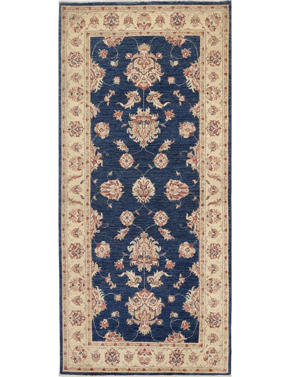 Hand Knotted Ziegler Farhan Wool Rug - 3'2'' x 6'11''