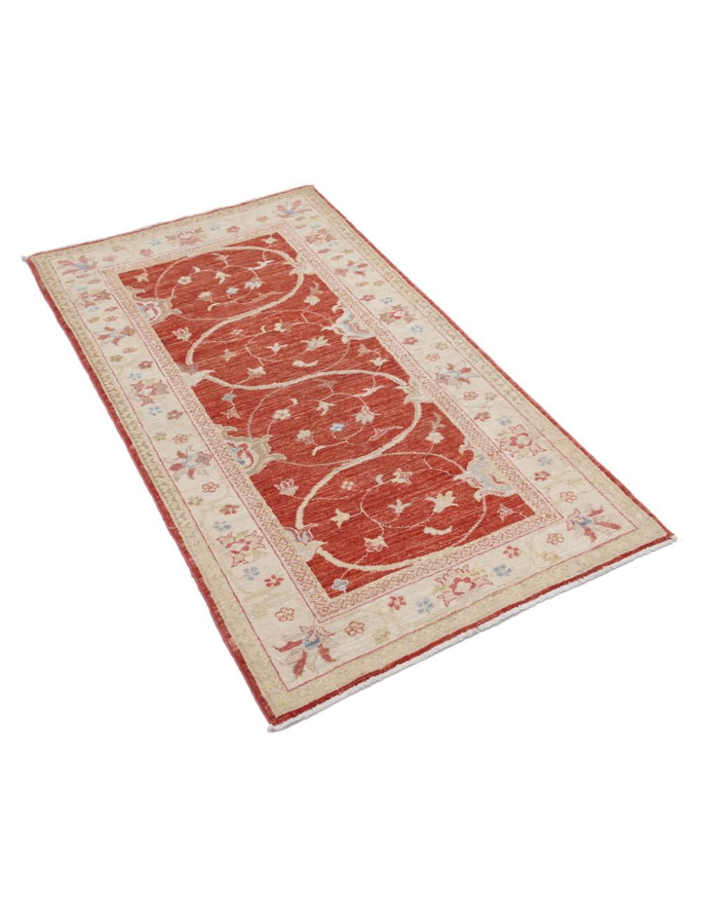Hand Knotted Ziegler Farhan Wool Rug - 2'8'' x 4'7'' Arteverk Arteverk Rugs