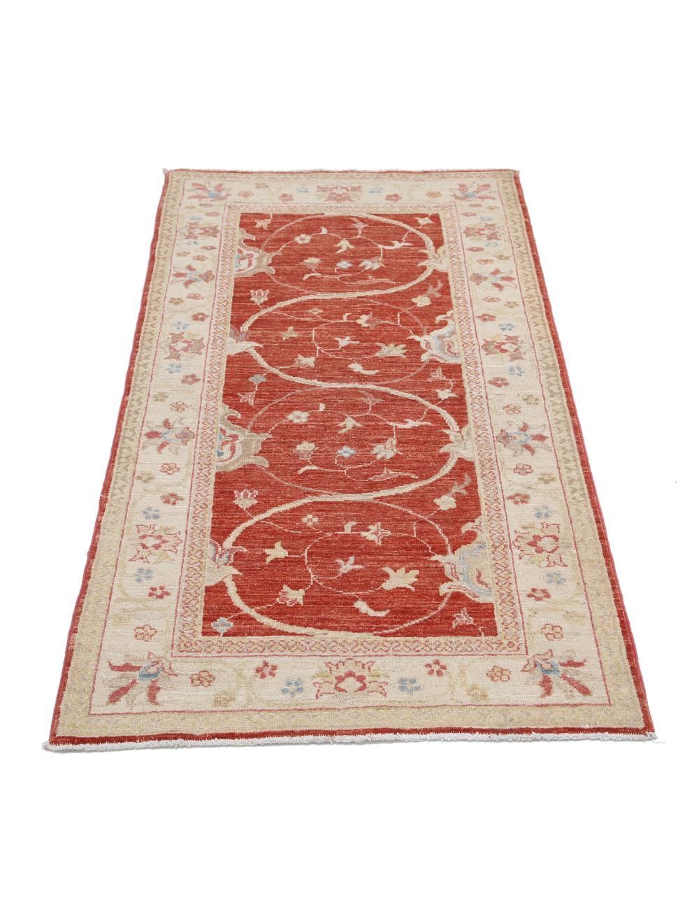 Hand Knotted Ziegler Farhan Wool Rug - 2'8'' x 4'7'' Arteverk Arteverk Rugs