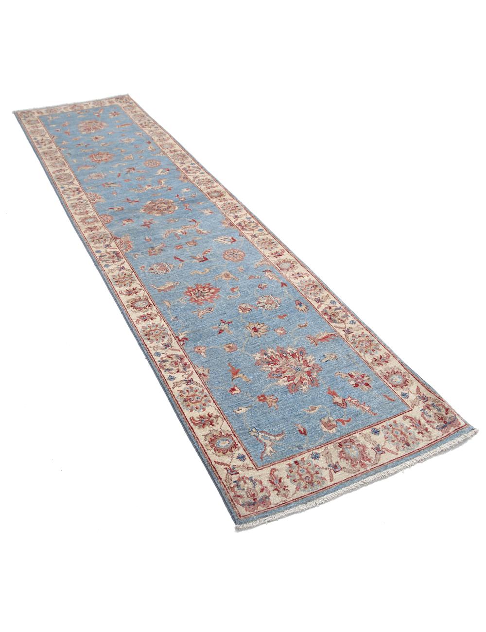 Hand Knotted Ziegler Farhan Wool Rug - 2'6'' x 9'9''