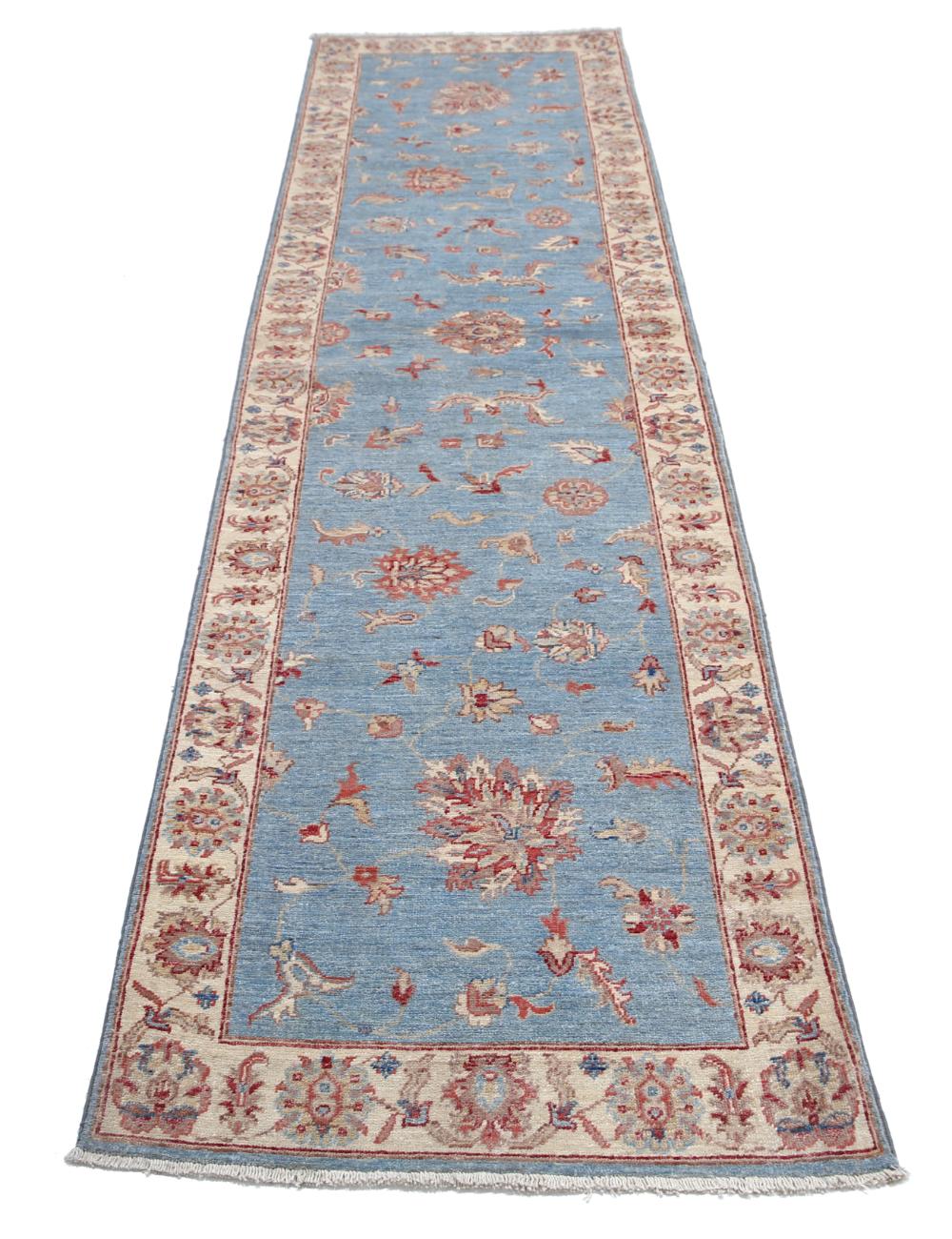 Hand Knotted Ziegler Farhan Wool Rug - 2'6'' x 9'9'' Arteverk Arteverk Rugs