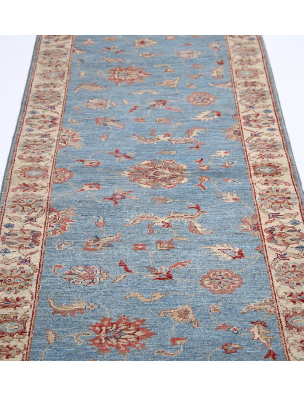 Hand Knotted Ziegler Farhan Wool Rug - 2'6'' x 9'9'' Arteverk Arteverk Rugs