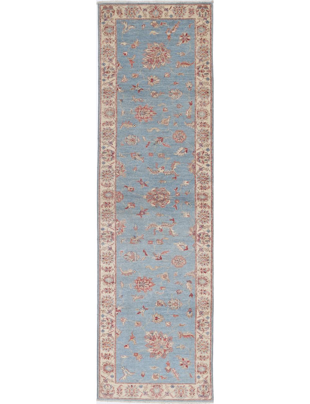 Hand Knotted Ziegler Farhan Wool Rug - 2'6'' x 9'9''