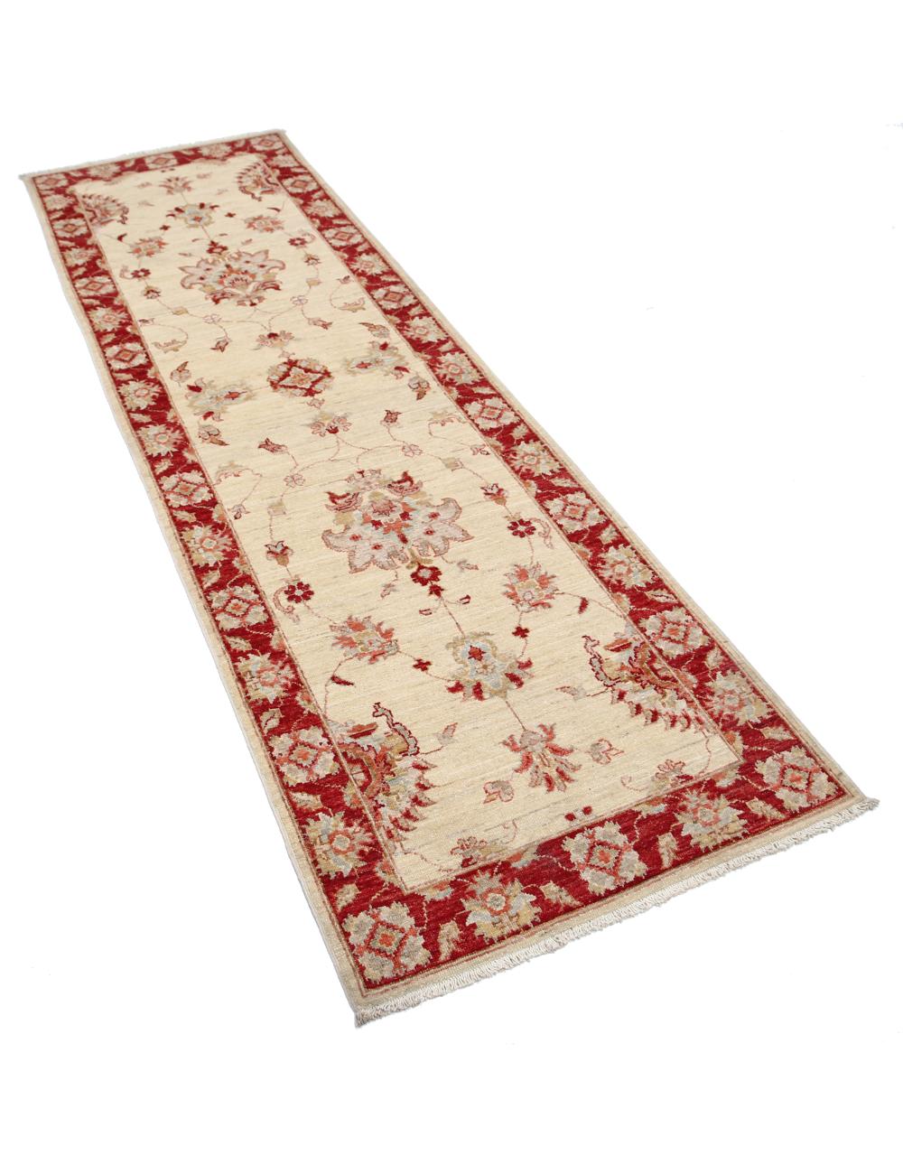 Hand Knotted Ziegler Farhan Wool Rug - 2'7'' x 8'4'' Arteverk Arteverk Rugs