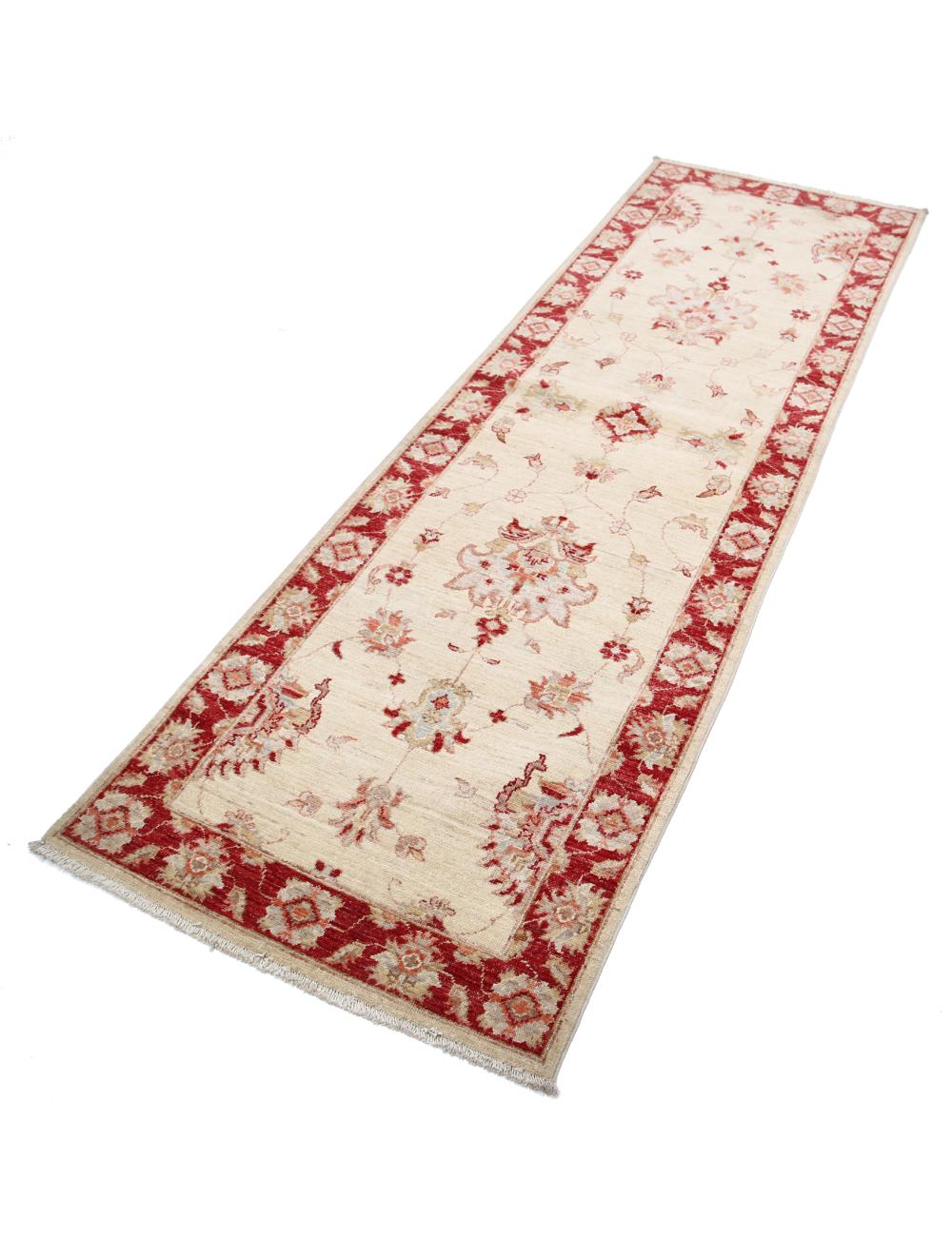 Hand Knotted Ziegler Farhan Wool Rug - 2'7'' x 8'4'' Arteverk Arteverk Rugs