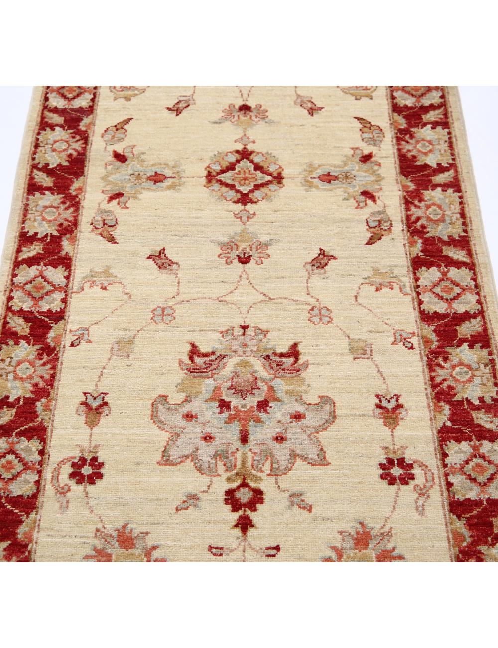Hand Knotted Ziegler Farhan Wool Rug - 2'7'' x 8'4'' Arteverk Arteverk Rugs