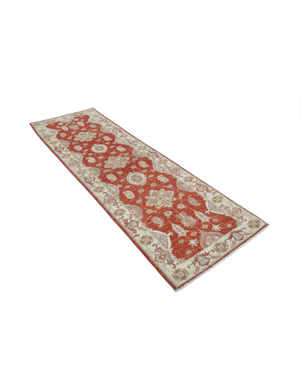 Hand Knotted Ziegler Farhan Wool Rug - 2'7'' x 8'0'' Arteverk Arteverk Rugs