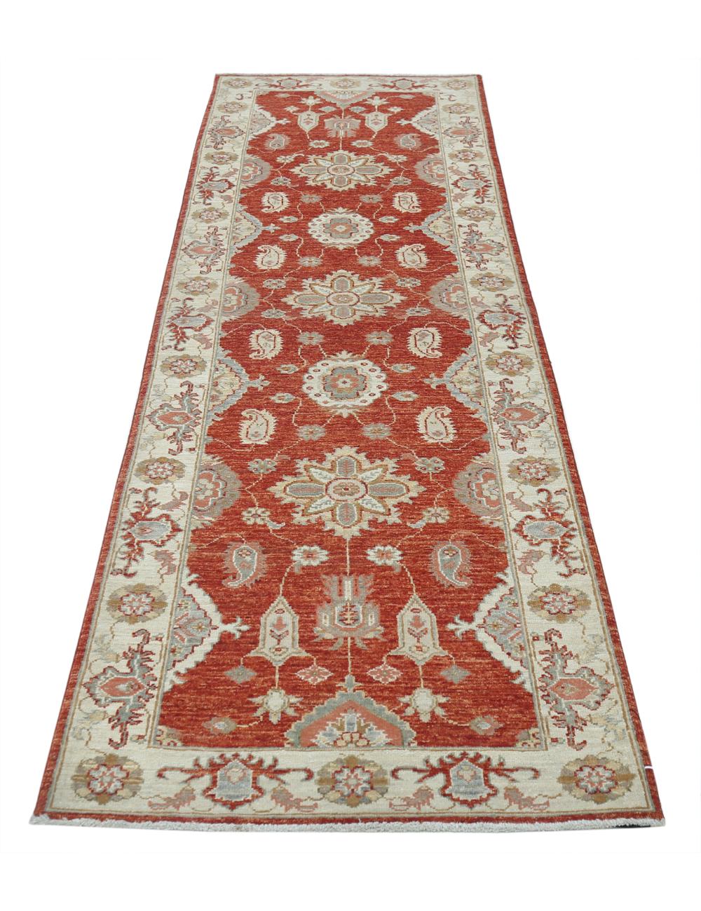 Hand Knotted Ziegler Farhan Wool Rug - 2'7'' x 8'0'' Arteverk Arteverk Rugs