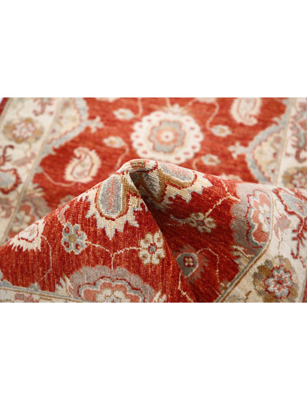 Hand Knotted Ziegler Farhan Wool Rug - 2'7'' x 8'0'' Arteverk Arteverk Rugs