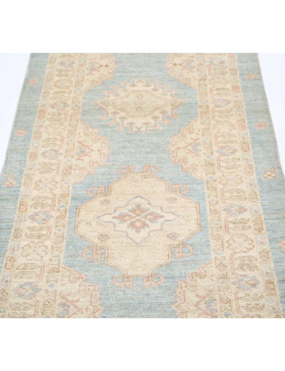 Hand Knotted Ziegler Farhan Wool Rug - 2'7'' x 8'0'' Arteverk Arteverk Rugs