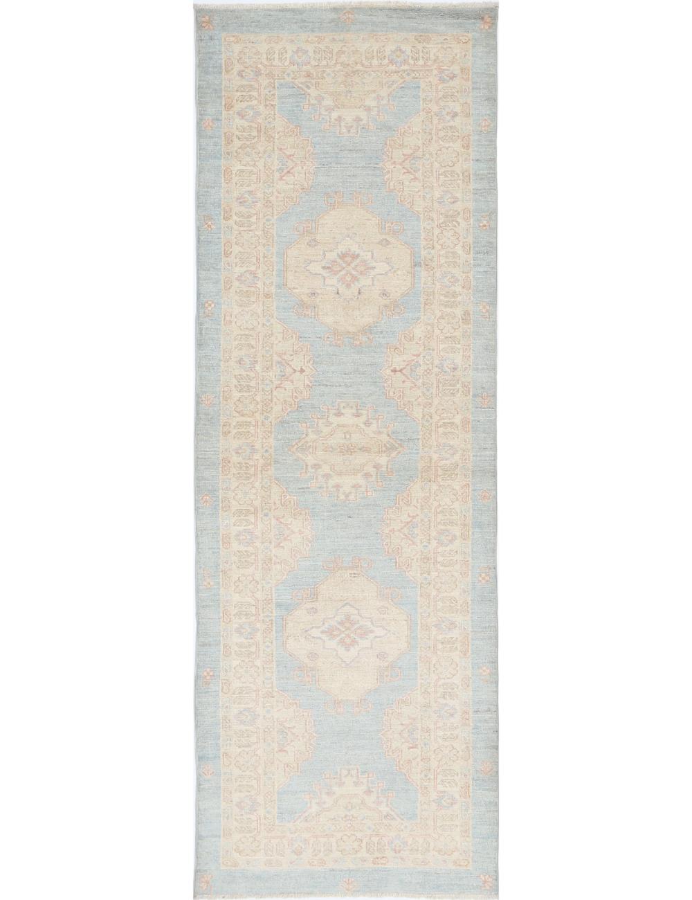Hand Knotted Ziegler Farhan Wool Rug - 2'7'' x 8'0''