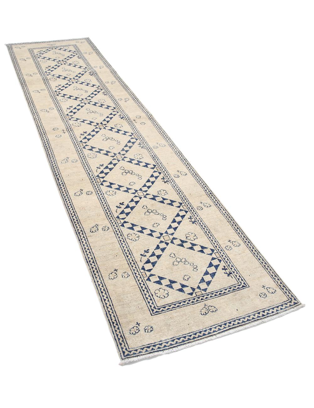 Hand Knotted Ziegler Farhan Wool Rug - 2'6'' x 9'11'' Arteverk Arteverk Rugs