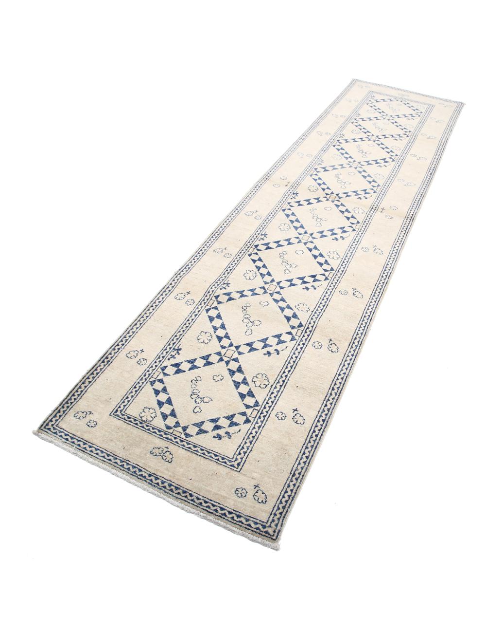 Hand Knotted Ziegler Farhan Wool Rug - 2'6'' x 9'11'' Arteverk Arteverk Rugs
