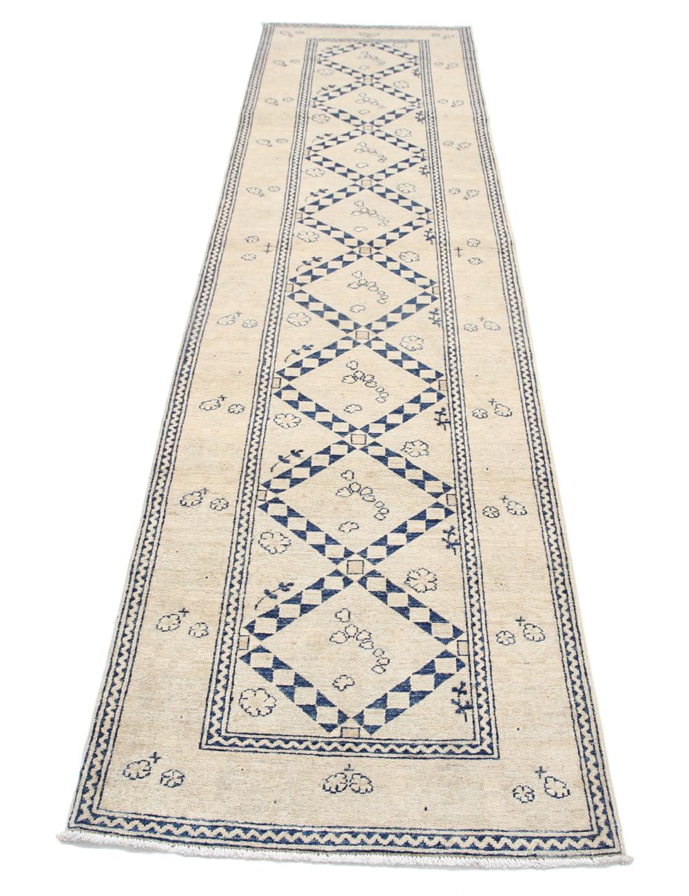 Hand Knotted Ziegler Farhan Wool Rug - 2'6'' x 9'11'' Arteverk Arteverk Rugs