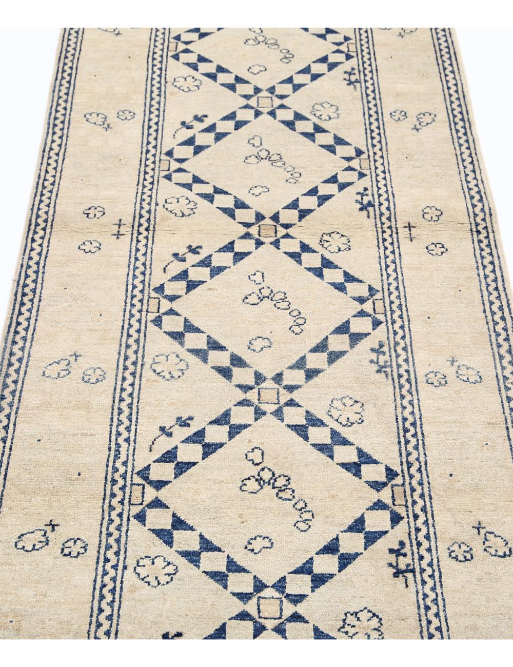 Hand Knotted Ziegler Farhan Wool Rug - 2'6'' x 9'11'' Arteverk Arteverk Rugs