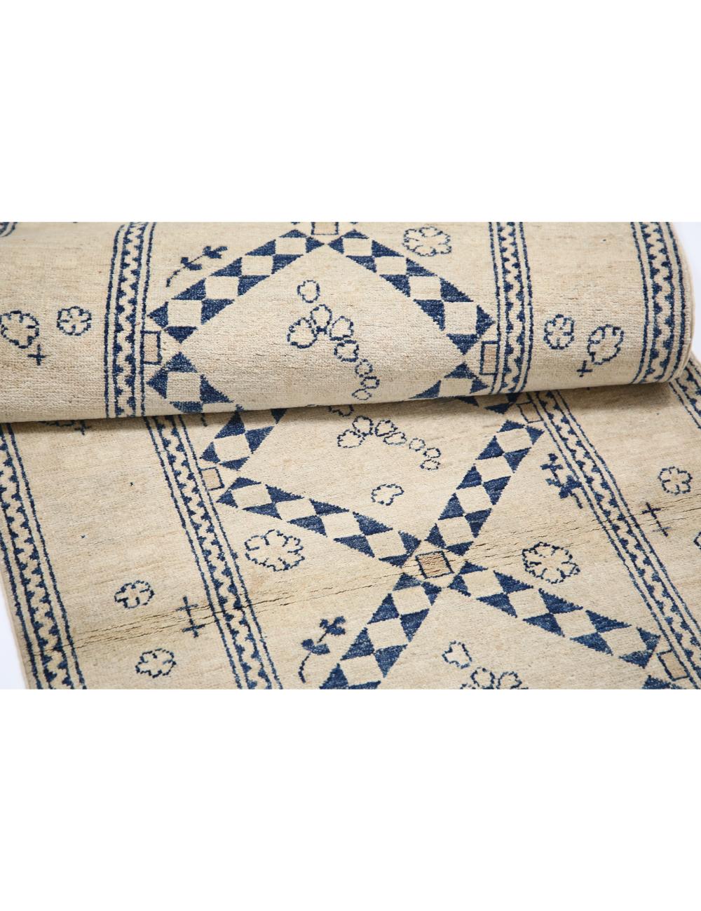 Hand Knotted Ziegler Farhan Wool Rug - 2'6'' x 9'11'' Arteverk Arteverk Rugs