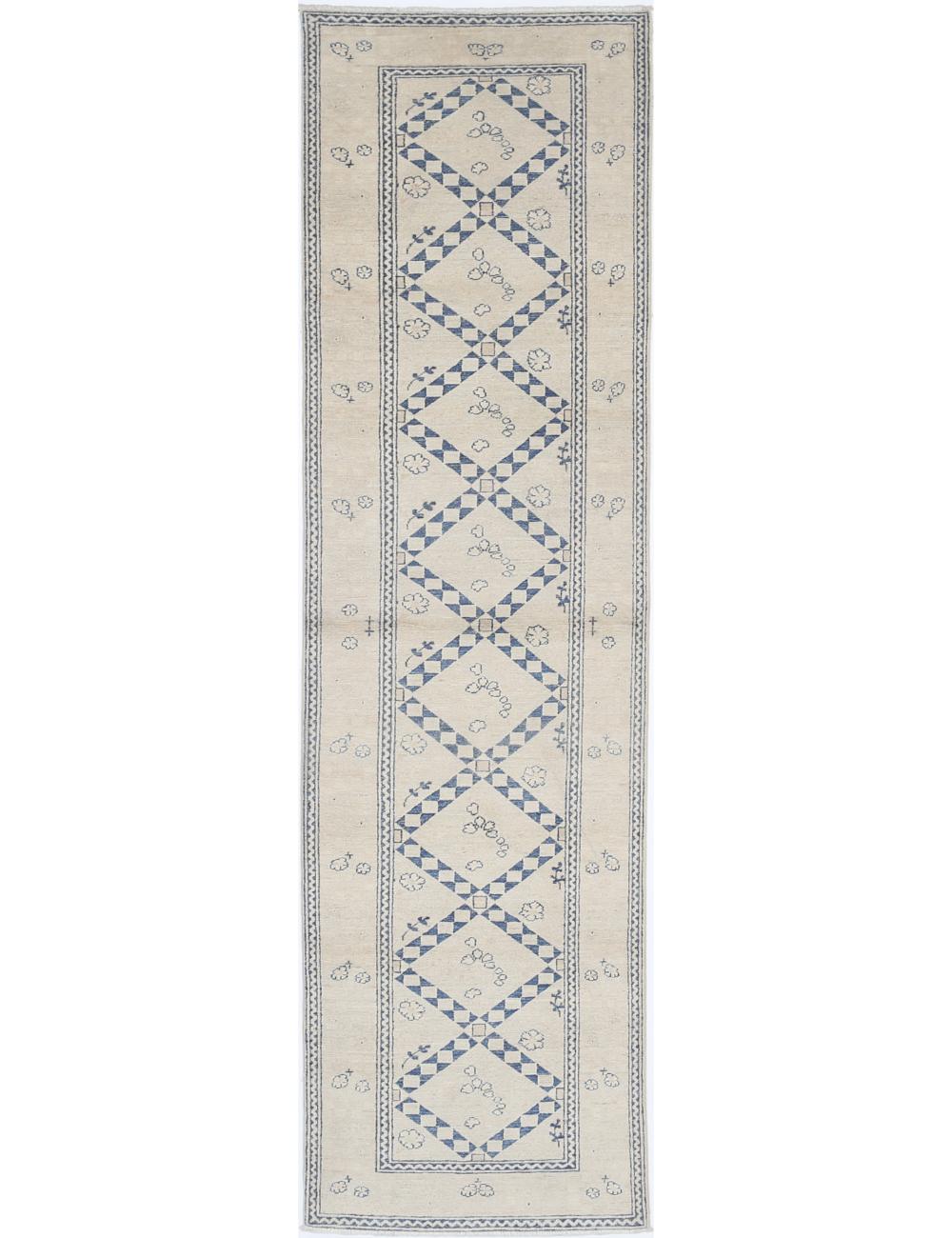 Hand Knotted Ziegler Farhan Wool Rug - 2'6'' x 9'11''