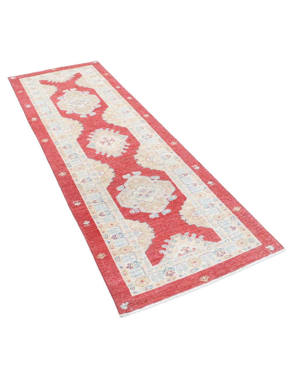 Hand Knotted Ziegler Farhan Wool Rug - 2'8'' x 7'9'' Arteverk Arteverk Rugs
