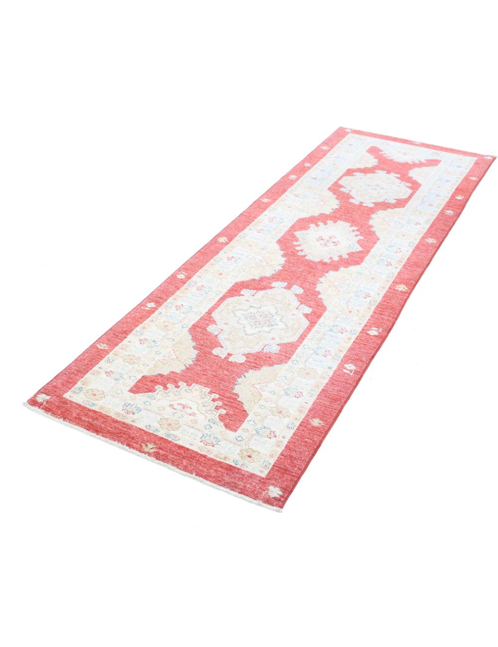 Hand Knotted Ziegler Farhan Wool Rug - 2'8'' x 7'9'' Arteverk Arteverk Rugs