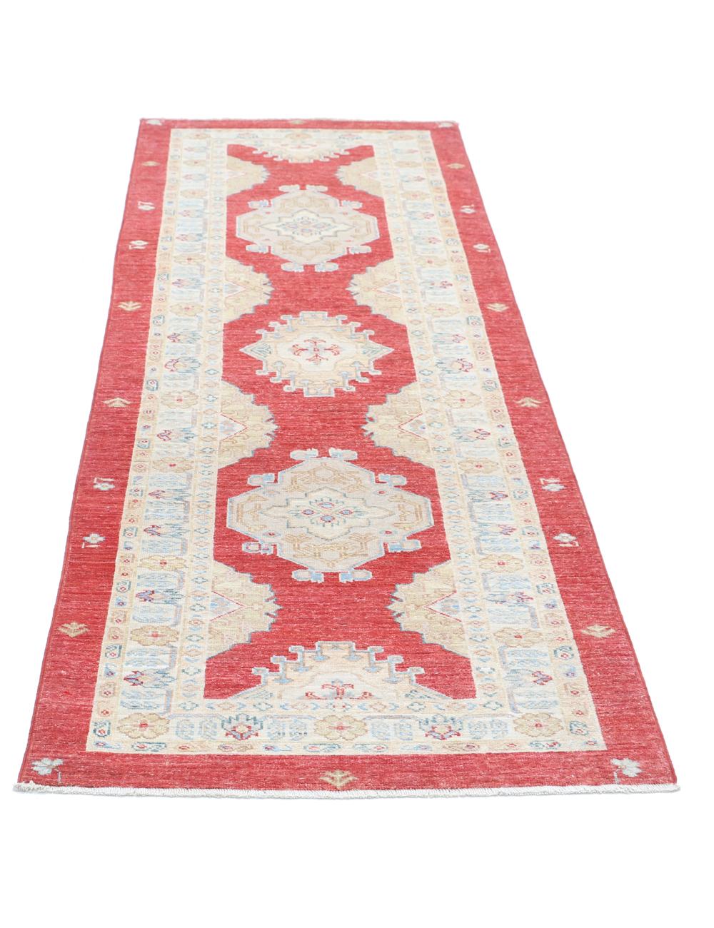 Hand Knotted Ziegler Farhan Wool Rug - 2'8'' x 7'9'' Arteverk Arteverk Rugs