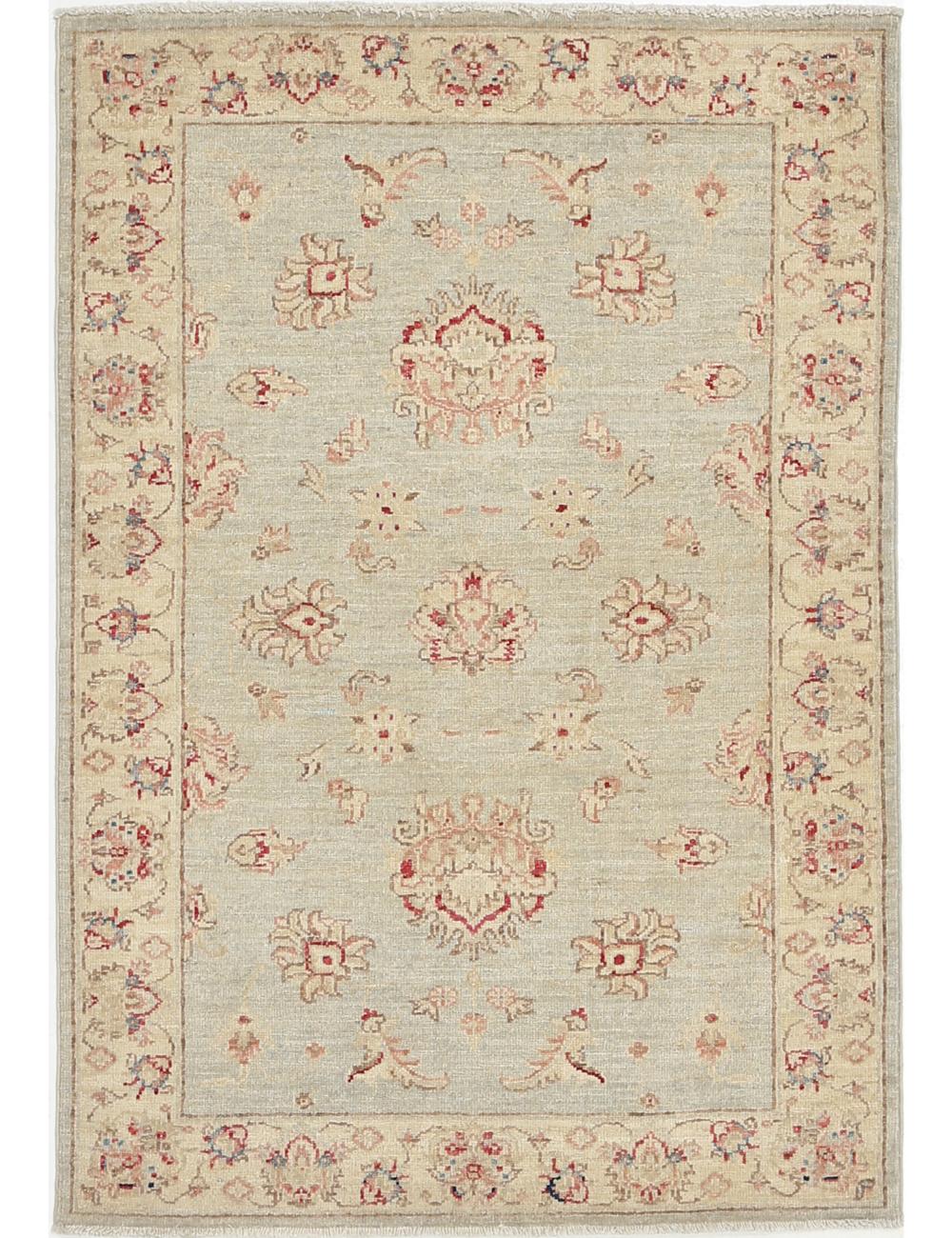 Hand Knotted Ziegler Farhan Wool Rug - 2&#39;11&#39;&#39; x 4&#39;3&#39;&#39;